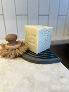 Utility Soap + Charcoal Silicone Soap Dish